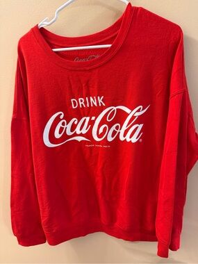 Coca Cola Red Logo Sweatshirt size L